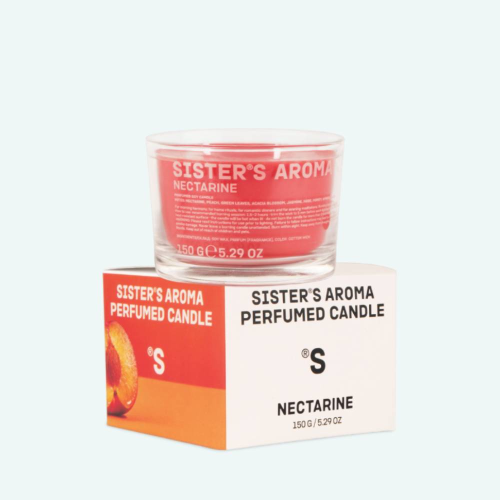Ароматическая свеча Sister’s Aroma NECTARINE 150 gr