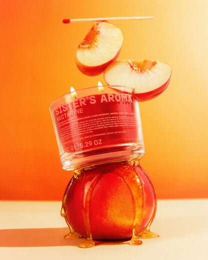 Ароматическая свеча Sister’s Aroma NECTARINE 150 gr