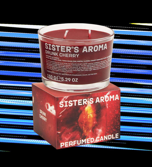 Соeвая свеча Sister’s Aroma DRUNK CHERRY, 150 gr